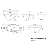 Bồn tắm KALDEWEI Ellipso Duo Oval 286246380001