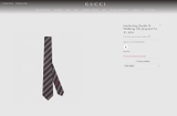 Cà vạt Gucci logo GG