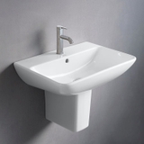 Chậu rửa treo tường Duravit ME by Starck với lớp phủ WonderGliss – Màu trắng