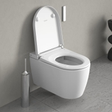 Combo Bồn cầu thông minh Duravit SensoWash® Starck f Plus Compact + Két âm + mặt nhấn
