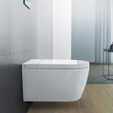 Combo Bồn cầu thông minh Duravit SensoWash® Starck f Plus Compact + Két âm + mặt nhấn