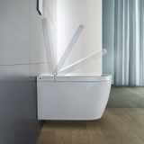 Combo Bồn cầu thông minh Duravit SensoWash® Starck f Plus Compact + Két âm + mặt nhấn