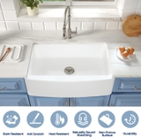 Chậu rửa bát Enbol 83 x 53 cm phong cách Farmhouse
