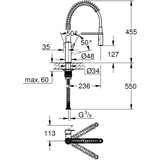 Vòi rửa bát Grohe Get 30361000