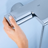 Vòi bồn tắm gắn tường Grohe Grohtherm 2000 Aufputz-Wannenarmatur mit Thermostat chrom
