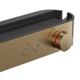 Vòi bồn tắm hansgrohe ShowerTablet Select Aufputz-Wannenarmatur mit Thermostat bronze gebürstet 24340140