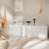 Vòi bồn tắm gắn tường Hansgrohe Tecturis S matt black 73422670