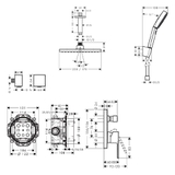 Hansgrohe Vernis Shape Unterputz Duschsystem