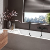 Vòi bồn tắm hansgrohe Vivenis Aufputz-Wannenarmatur, Einhebelmischer schwarz matt 75420670