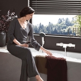 Vòi bồn tắm gắn tường Hansgrohe Tecturis S matt white 75420700