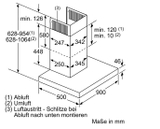 Hút mùi áp tường Siemens LC91BUR50 iQ700