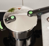 Nồi áp suất Fissler 4,5L Vitaquick Green xửng hấp
