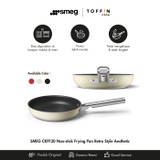 Chảo SMEG CKFF2601CRM 26cm màu be 