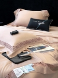 Set chăn ga gối 5 món Tencel 120s Lovewe 2024 (ga trần phủ)