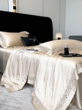 Set chăn ga gối 5 món Tencel 120s Lovewe 2024 (ga trần phủ)