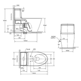 Bồn cầu 1 khối Grohe 115609