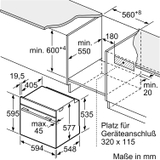 Lò nướng kèm hấp Bosch HSG636BS1