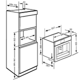 Máy pha cà phê âm tủ Smeg CMS8451A