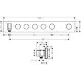 Bộ sen âm tường Axor ShowerSolutions 250/580