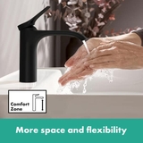 Vòi lavabo Hansgrohe Vivenis 80 black matt