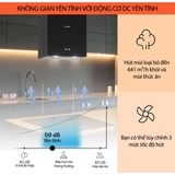 Máy hút mùi đảo Klarstein CGCH3-Structura