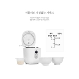 Nồi cơm điện tử mini Cuckoo CR-0255MW 0,36L - Trắng