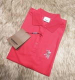 Áo polo unisex Burberry thêu logo Hươu