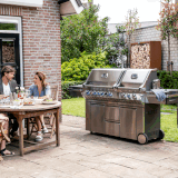 Bếp nướng gas KLICK & SPAR Napoleon Prestige PRO™ PRO825RSBIPSS-3 Edelstahl inkl. Drehspieß.