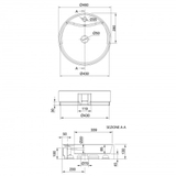 Lavabo bán âm Scarabeo Geo 8029DBK BioKer