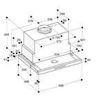 Hút mùi âm tủ Gaggenau AF210162