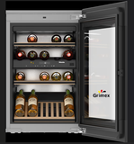 Tủ Rượu Âm Tủ Miele KWT 6422 iG-1 Obsidian Black Glass