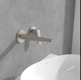 Vòi Lavabo Âm Tường Villeroy & Boch Antao Two-Hole Single-Lever Basin Mixer Tap, Brushed nickel matt
