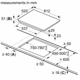Bếp từ Siemens Siemens EX875KYV1E iQ700 - 80cm - LCD