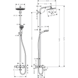 Sen cây Hansgrohe Crometta S 240 27320000