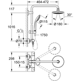 Sen cây Grohe Euphoria System 180 27296001