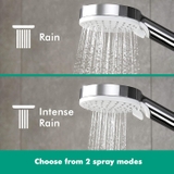 Sen cây Hansgrohe Crometta E 240 EcoSmart 26185000 có vòi xả