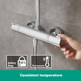 Sen cây Hansgrohe Crometta S 240 EcoSmart 27268000