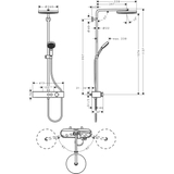 Sen cây Hansgrohe Pulsify S 260 24220000