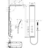 Sen cây Hansgrohe Raindance Lift 180 27008400