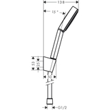 Sen tay Hansgrohe Pulsify Select S 105 (24301000, 24301670, 24301700)