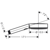 Sen tay Hansgrohe Pulsify Select S 105 Activation (24100000, 24100670, 24100700)