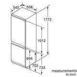 Tủ mát âm tủ Siemens KI86SAF30