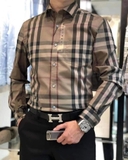 Áo sơ mi nam kẻ Burberry