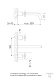 Combo vòi lavabo âm tường Steinberg 250 250 1902 S