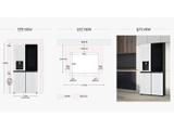 Tủ lạnh Side by Side LG Dios W822GBB452 820L - Màu Be/Be