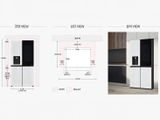 Tủ lạnh Side by Side LG Dios W822MWW452S - Màu Trắng