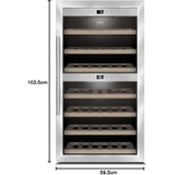 Tủ Bảo Quản Rượu Vang Caso WineComfort 66