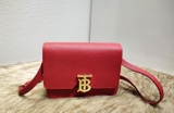 Túi Burberry mini chữ TB Bright red