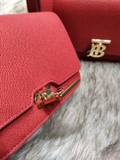 Túi Burberry mini chữ TB Bright red