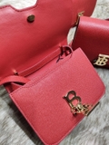 Túi Burberry mini chữ TB Bright red